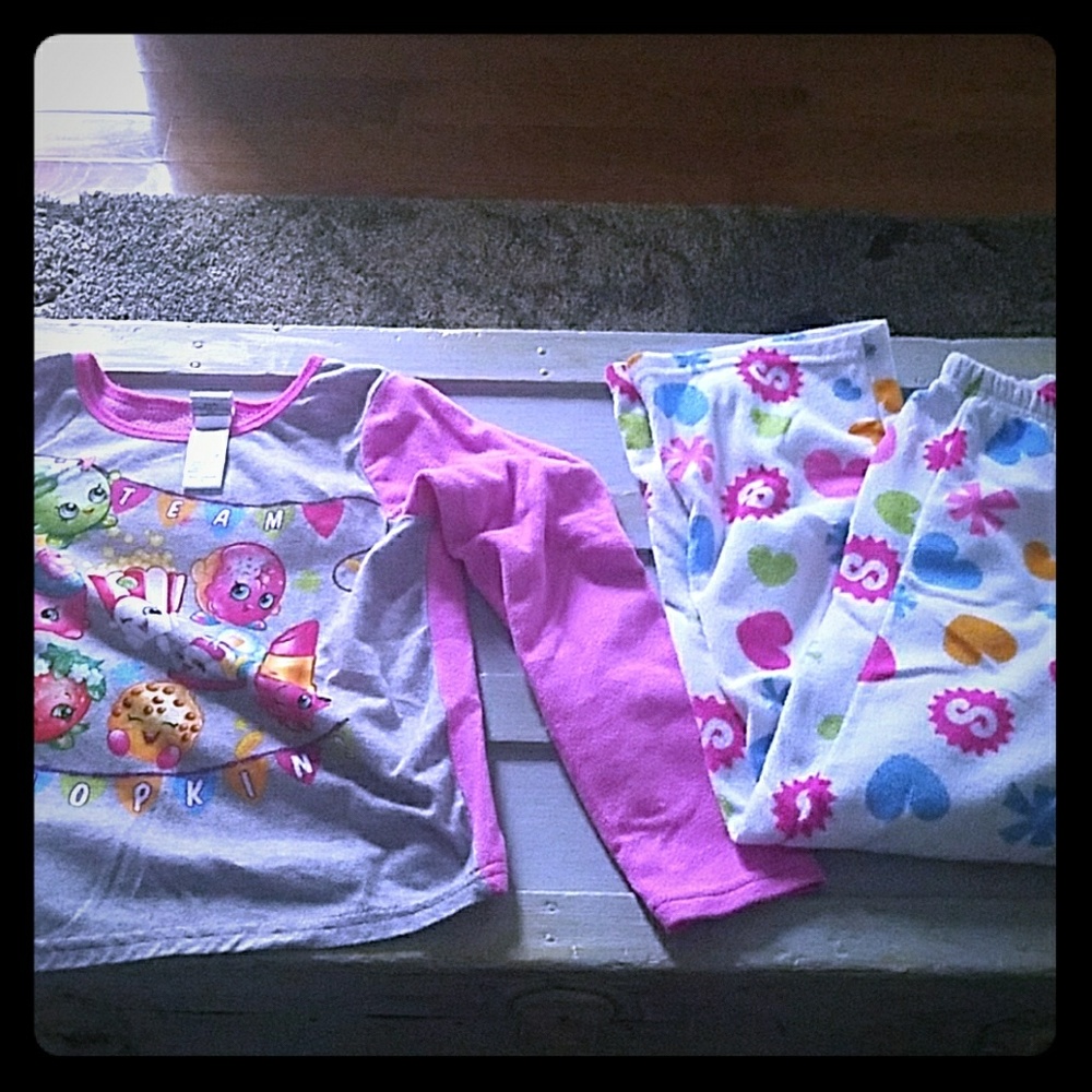 Shopkin pjs girls size 10